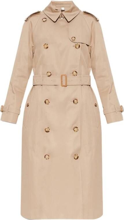 Burberry Waterloo lange trenchcoat , Bruin, Dames