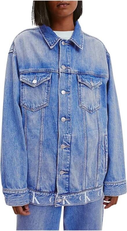 Calvin klein Jeans Spijkerjassen Blauw Dames
