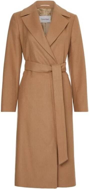 Calvin Klein Trenchcoats & Mantels Beige Dames