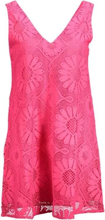 Desigual Casual kleedjes Rood Dames