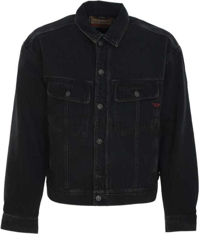 Diesel Spijkerjassen Zwart Heren