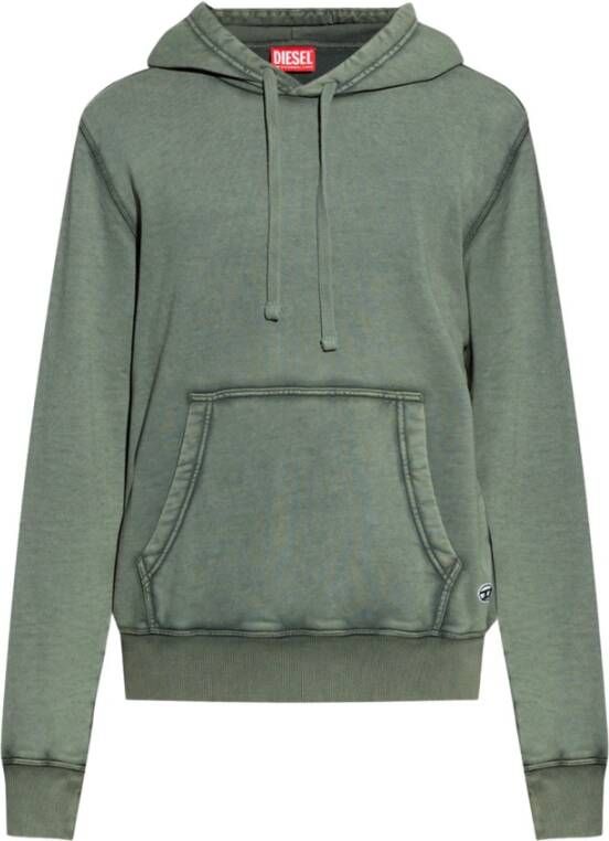 Diesel S are jood of deze pe hoodie , Groen, Heren