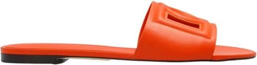 Dolce & Gabbana ‘Bianca’ leather mules , Oranje, Dames