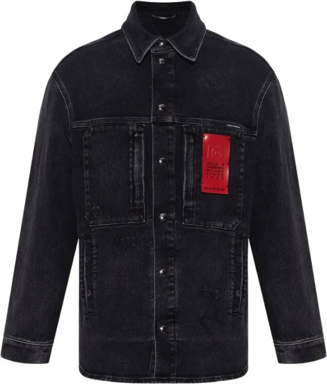 Dolce & Gabbana Spijkerjassen Zwart Heren