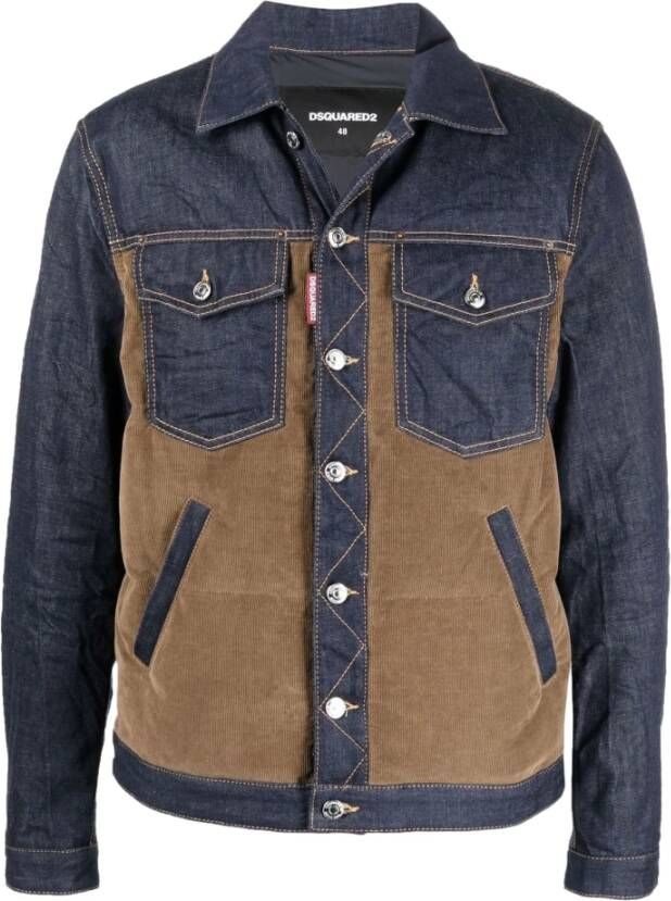 Dsquared2 Spijkerjassen Blauw Heren