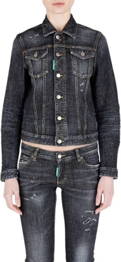 Dsquared2 Spijkerjassen Zwart Dames