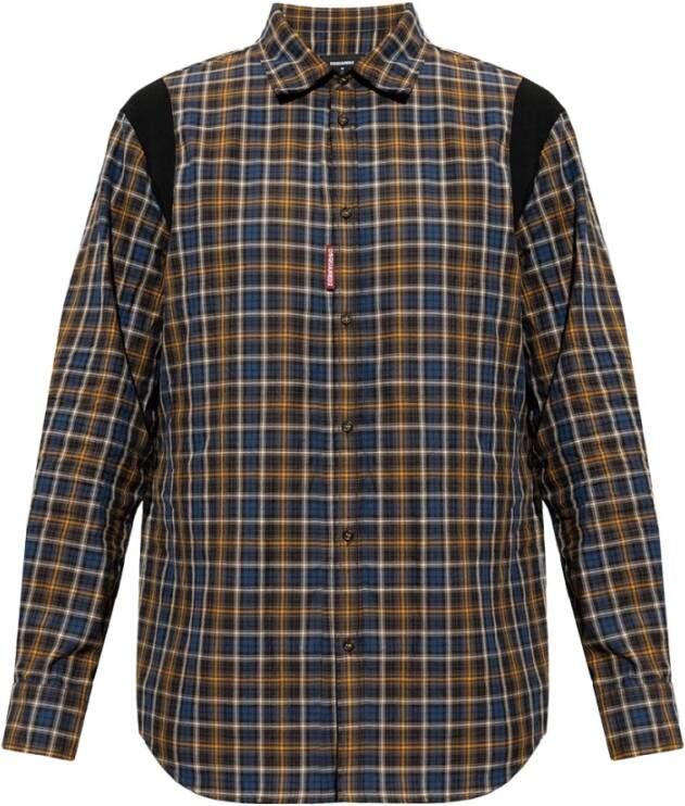 Dsquared2 Casual Overhemden Blauw Heren