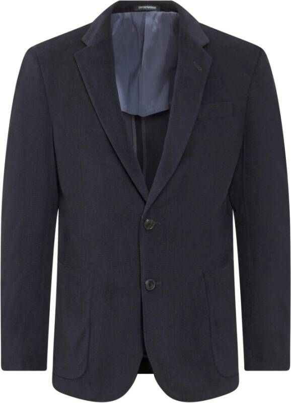 Emporio Armani Colberts Blauw Heren