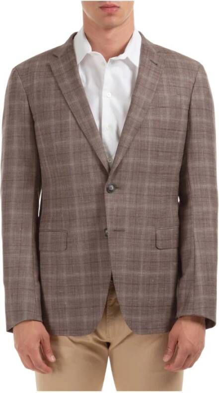 Emporio Armani jacket blazer , Bruin, Heren