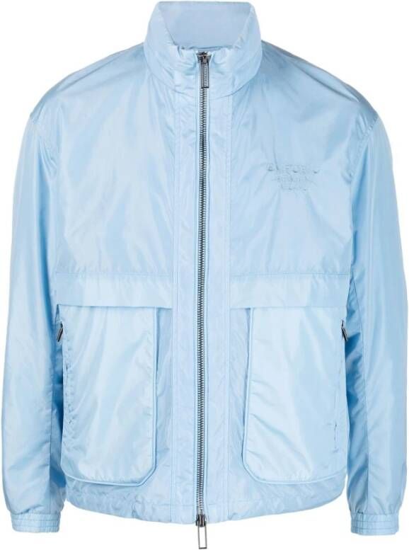 Emporio Armani Coats Clear Blue , Blauw, Heren