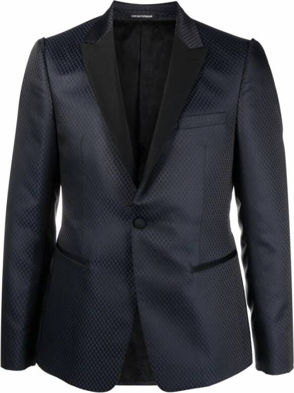 Emporio Armani Formele blazers , Blauw, Heren