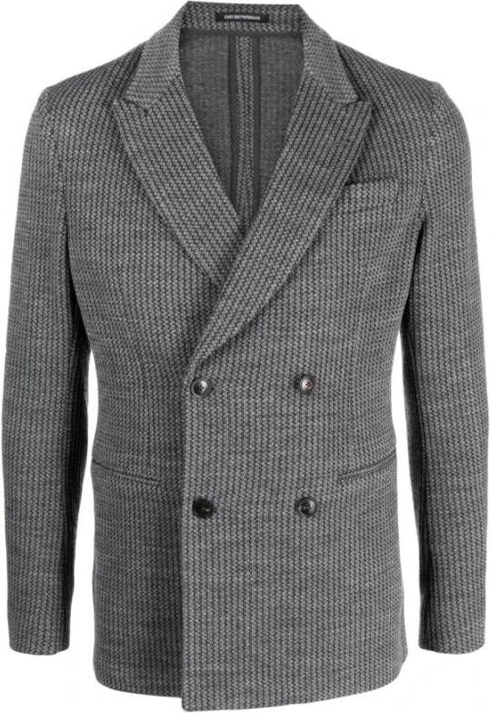 Emporio Armani Jackets lichtgrijs , Grijs, Heren