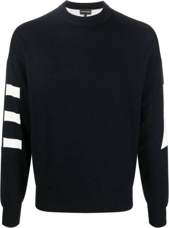 Emporio Armani Truien & Vesten Blauw Heren