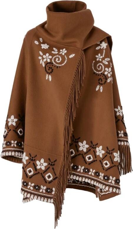 Ermanno Scervino Poncho's Bruin Dames