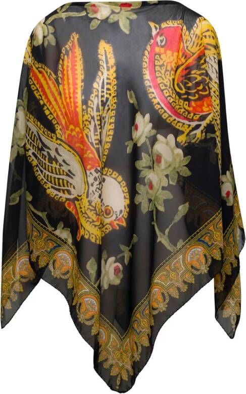 ETRO Poncho's Zwart Dames