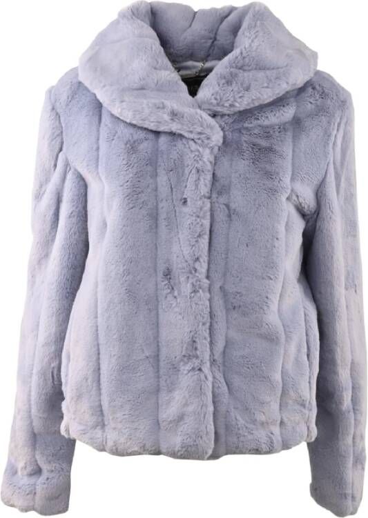 Guess Faux Fur & Shearling Jackets , Blauw, Dames