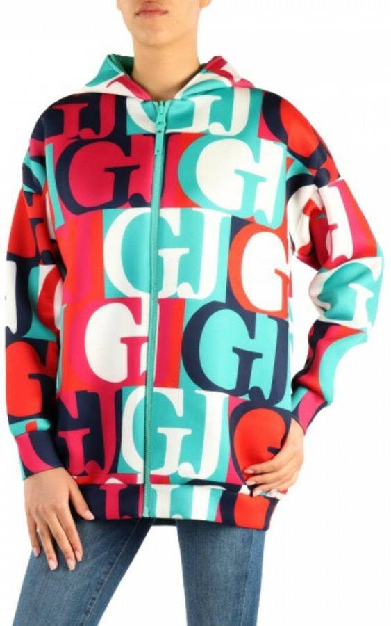Guess Tweezijdig Draagbaar Sweatshirt Logo All Over