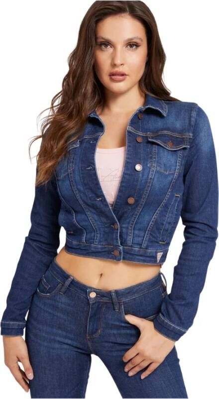 Guess Spijkerjassen Blauw Dames
