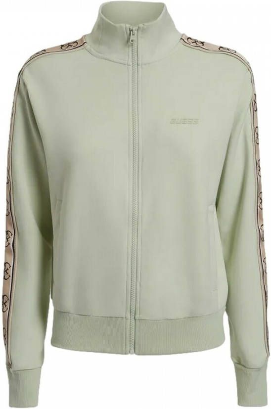 Guess SudaderaBritney Full Zip Swe , Beige, Dames