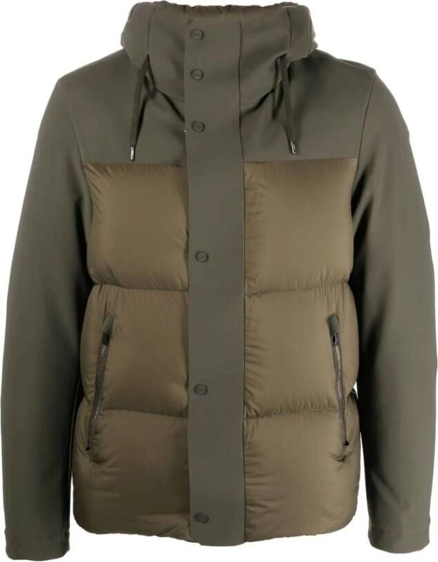 Herno Gewatteerde jassen Groen Heren