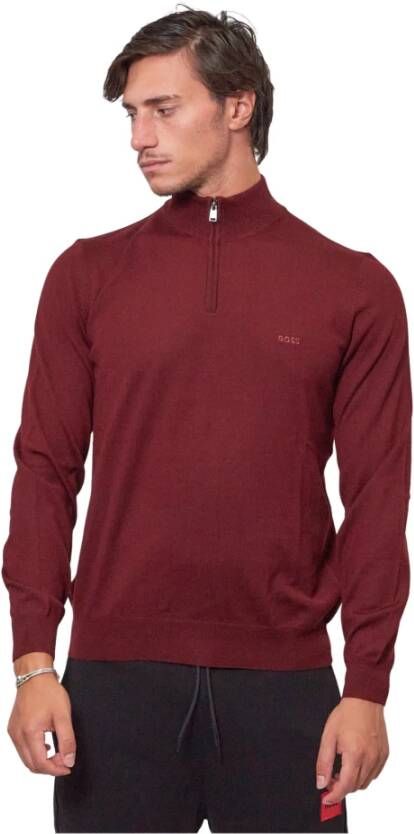Hugo Boss Truien & Vesten Rood Heren