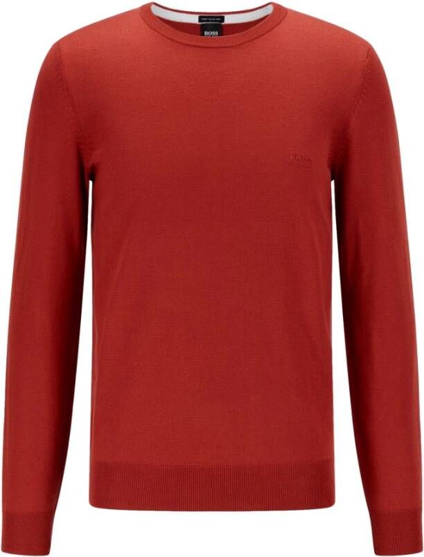 Hugo Boss Truien met ronde hals , Rood, Heren