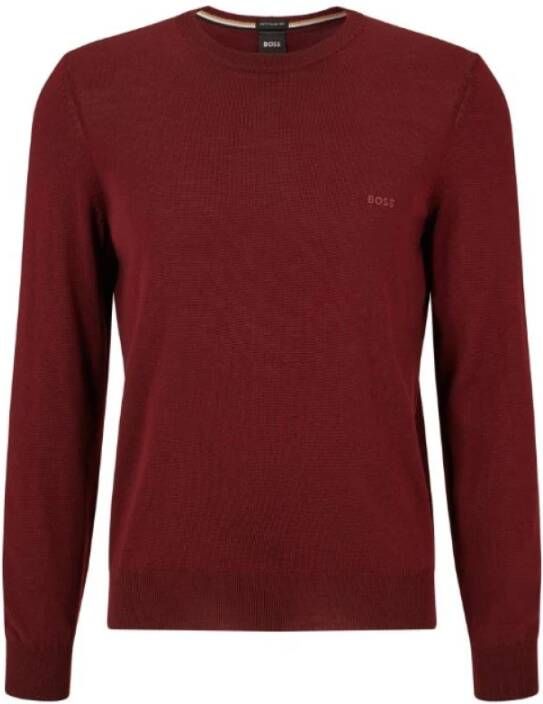 Hugo Boss Truien met ronde hals , Rood, Heren