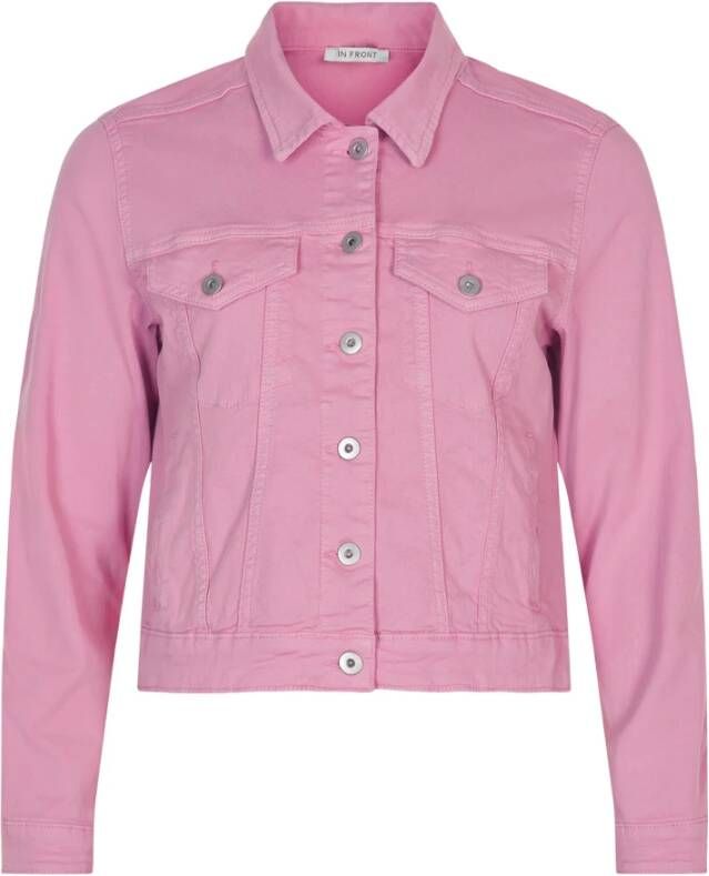 IN Front Kara jas 14908 , Roze, Dames
