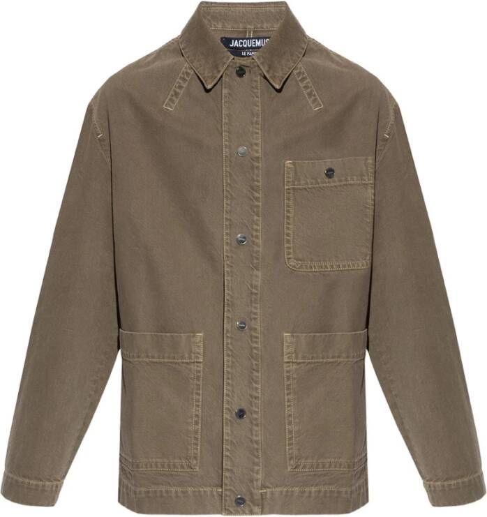 Jacquemus Spijkerjassen Groen Heren