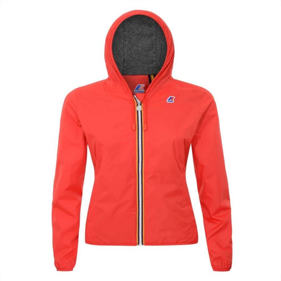 K-way Giacca Bambino Jacques Nylon Jersey in nylon K Way, Rood, Heren