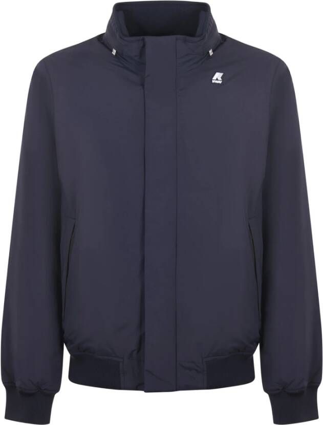 K-way K Way Coats Blue K Way, Blauw, Heren