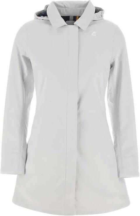K-way K Way Trenchcoats & Mantels Wit Dames