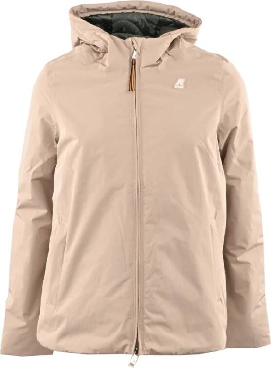 K-way K Way Winterjassen Beige Dames