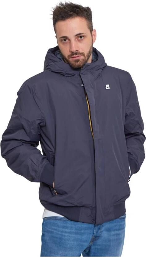 K-way K Way Regenjassen Blauw Heren
