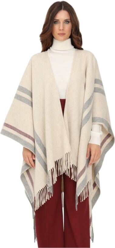 Max Mara Poncho's Beige Dames