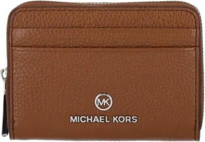 Michael Kors JET SET Charm Small Brown Wallet , Bruin, Dames