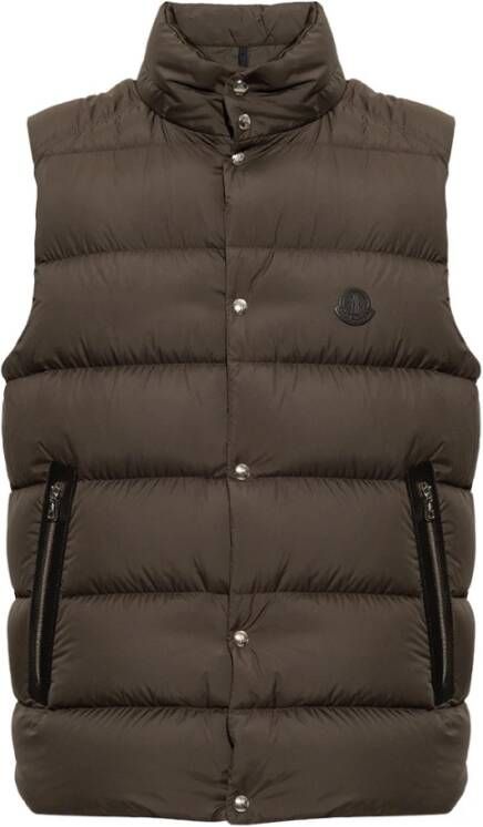 Moncler Herniaire Down Gilet , Groen, Heren
