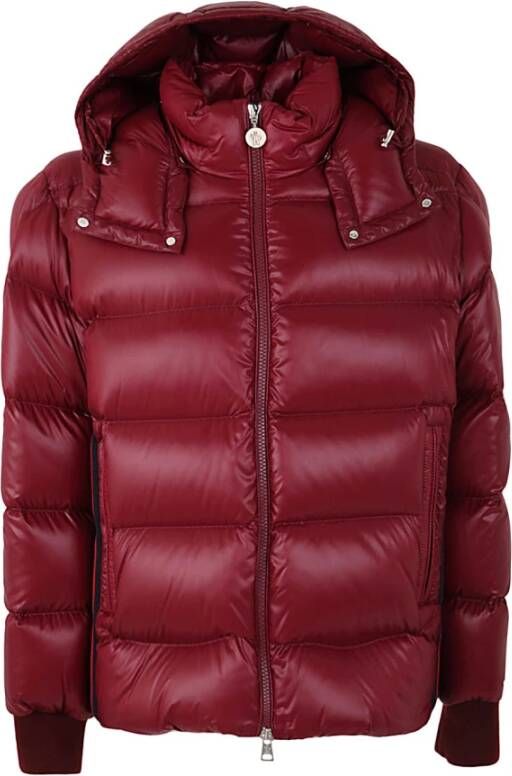 Moncler Lunetiere Short Down Jacket , Rood, Heren