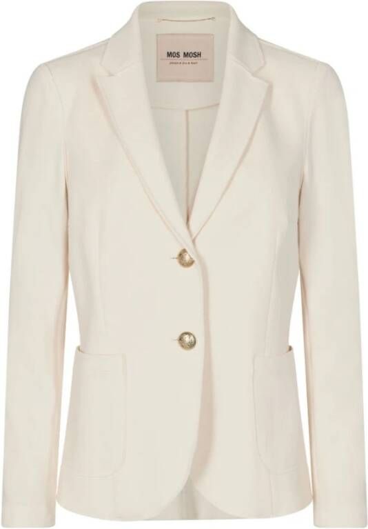 MOS MOSH Viga Pique Blazer 138001 , Beige, Dames