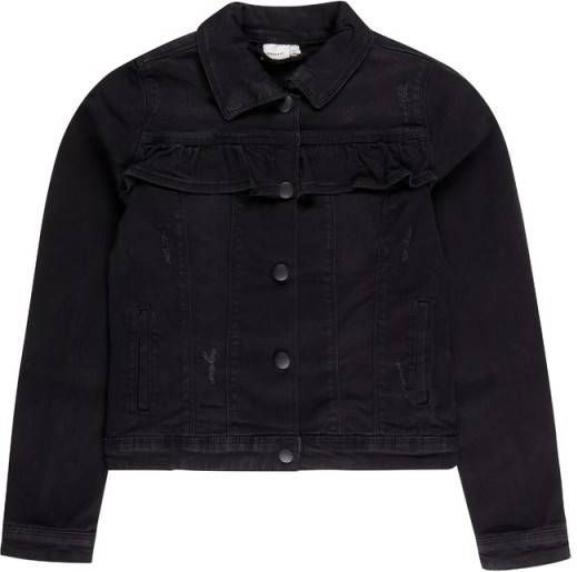 Name it ! Meisjes Spijkerjas Maat 128 Zwart Jeans