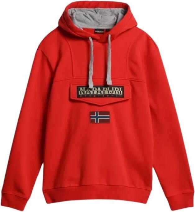 Napapijri Hoodies & sweatvesten Rood Heren