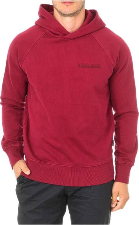 Napapijri Hoodies & sweatvesten Rood Heren