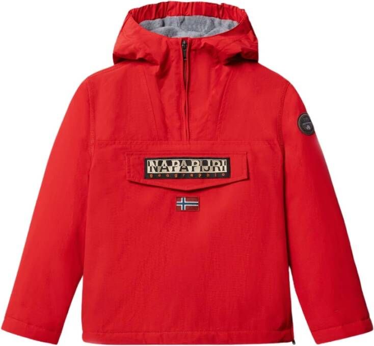 Napapijri Rainforest anorak met klepzak en waterafstotende coating