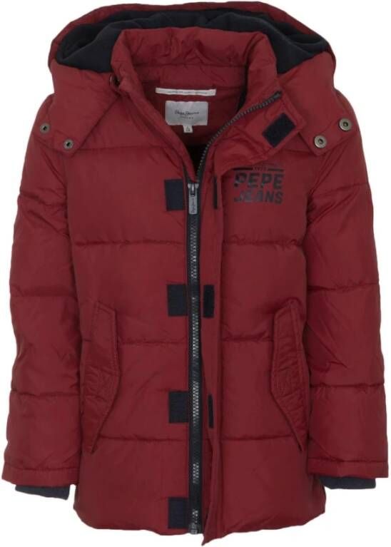 Pepe Jeans Winterjassen Rood Heren