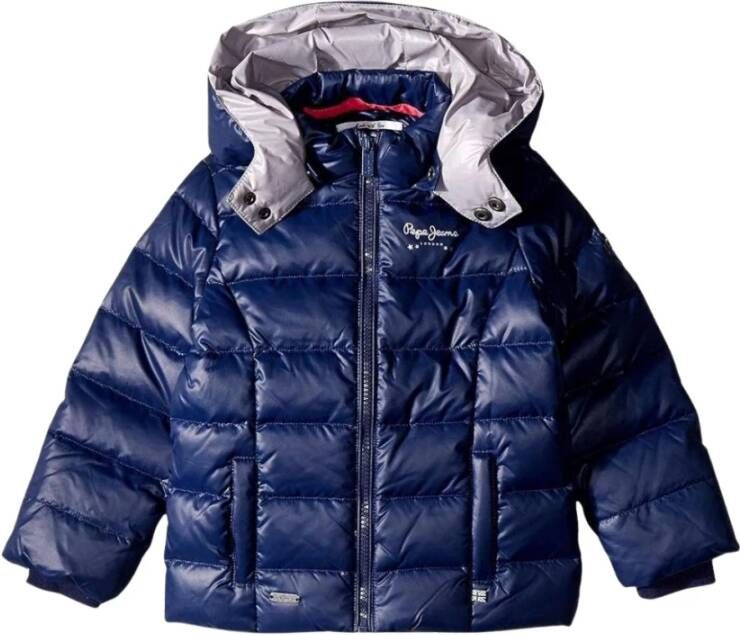 Pepe Jeans Het vergeten jas , Blauw, Dames
