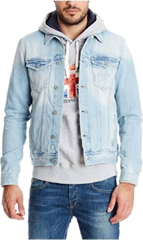 Pepe Jeans Legende cowgirl jas , Blauw, Heren