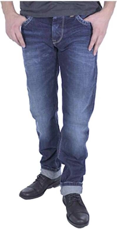 Pepe Jeans Regelmatige contante broek134 , Blauw, Heren