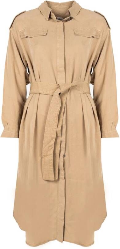 Pepe Jeans Trenchcoats & Mantels Beige Dames