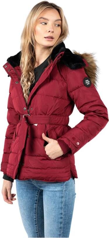 Pepe Jeans Winterjassen Rood Dames