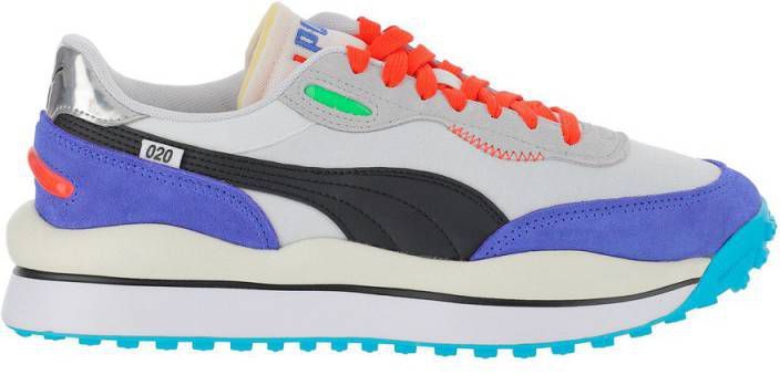 Puma Style Rider sneaker met leren details